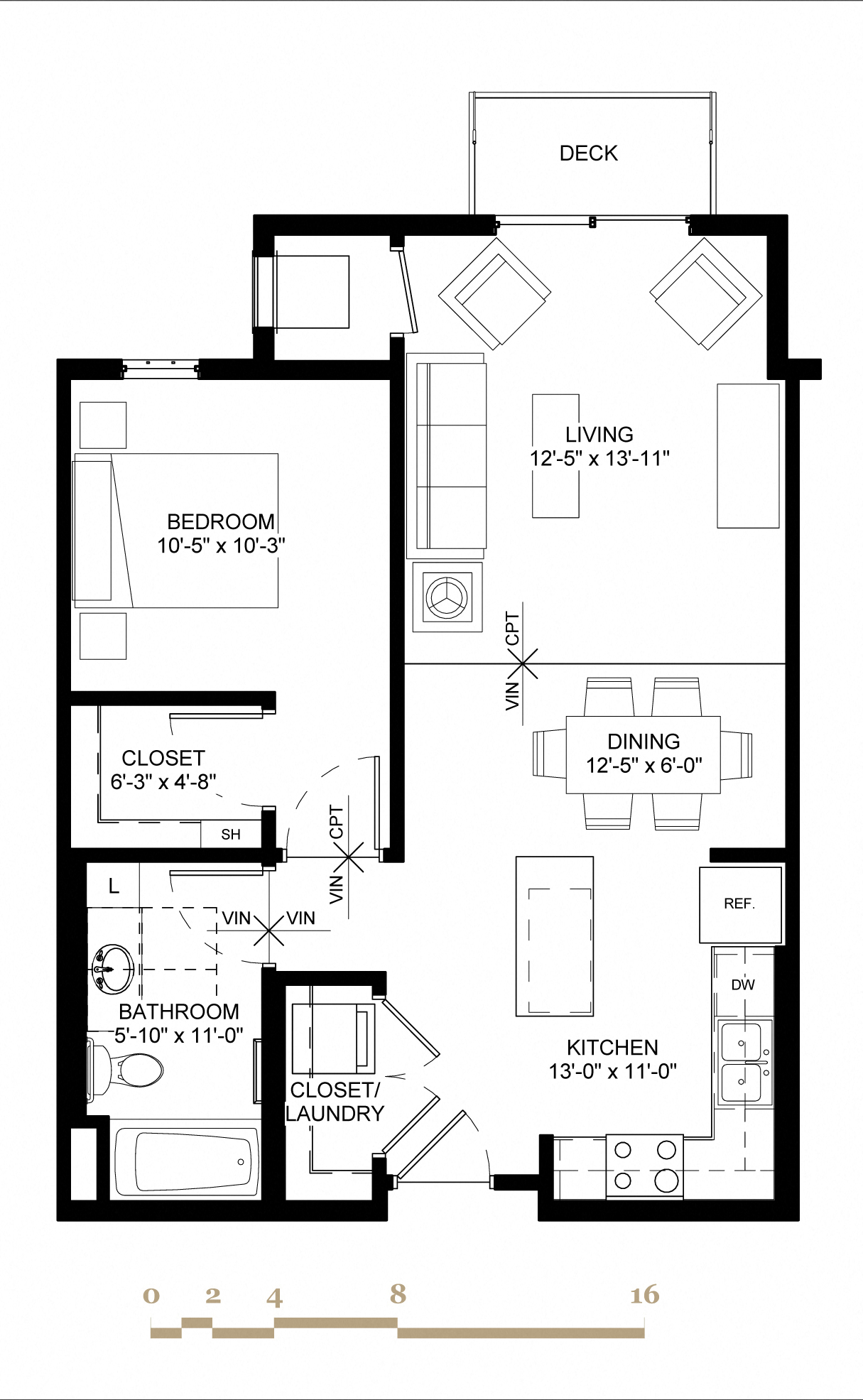 Village Commons Townhomes in Savage, MN Crest A2 Floorplan